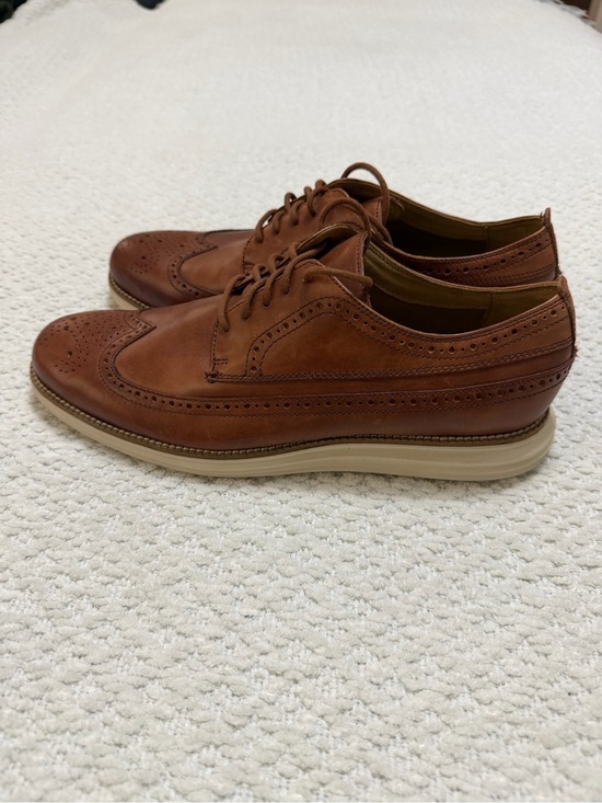 Cole Haan Grande Original Grand Wingtip Oxfords Brown Leather Men’s Size 11 W